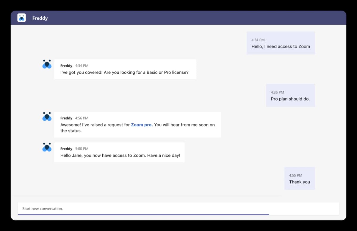 Freddy AI - intelligent automation across the entire ecosystem