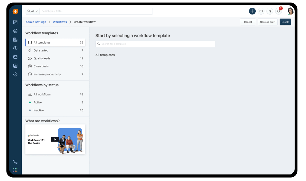 Automation i Freshsales
