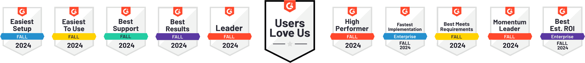 HaloPSA G2 Badges – Leader, Easiest Setup, Best Support, Users Love Us